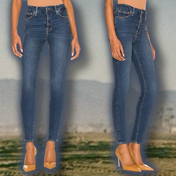 Good American ‘Good Legs’ GL873T Skinny Jeans in “Blue004” Size 2 / 26 - Picture 1 of 16